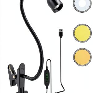 SFY Zoomable LED Reading Light Adjustable Brightness Clamp-0