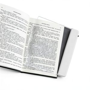 Juesi Full Page Book Light Reading in Bed Clear Panel Lamp-0