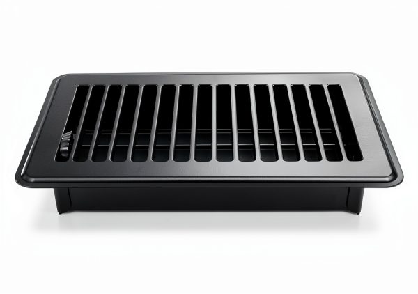 6X12 Floor Vent Covers BYEWIRE Steel Black 2-Pack Register-4