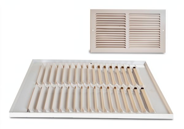 EZ-FLO Grille Return Air Vent 14x6 in Wall Mount Powder Coated-4