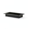 6X12 Floor Vent Covers BYEWIRE Steel Black 2-Pack Register-6
