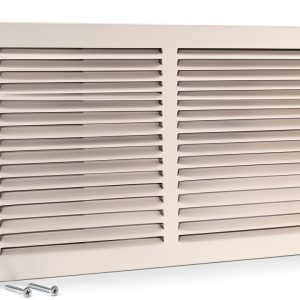 EZ-FLO Grille Return Air Vent 14x6 in Wall Mount Powder Coated-0