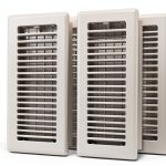 HQZHQZ Floor Vent Cover 4x10 White 4Pack Steel Register-0