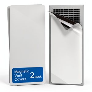 Magnetic Vent Cover HOHXA PVC White 12x5.5 Inch VC01-0
