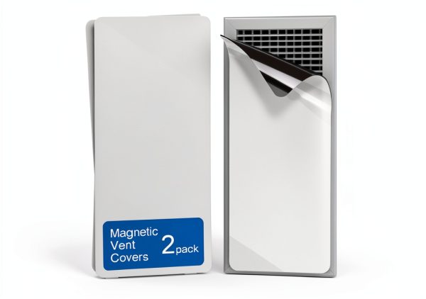 Magnetic Vent Cover HOHXA PVC White 12x5.5 Inch VC01-0