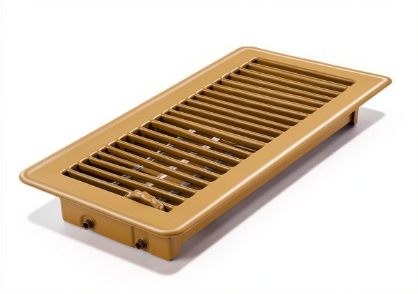 Floor Vent Cover VOISEN Steel Walkable Register 4x10 Brown 6 Piece-2