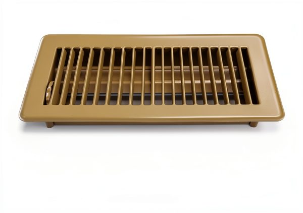 Floor Vent Cover VOISEN Steel Walkable Register 4x10 Brown 6 Piece-4