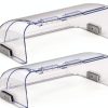 Binazon Magnetic Air Deflector Clear 2 Pack Polycarbonate Vent-0