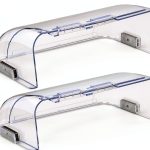 Binazon Magnetic Air Deflector Clear 2 Pack Polycarbonate Vent-0