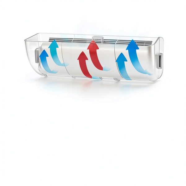 Binazon Magnetic Air Deflector Clear 2 Pack Polycarbonate Vent-3