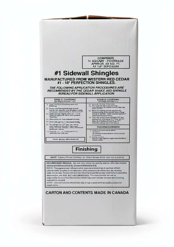 Western Red Cedar Rebutted Sanded Shingles 18in by Pacific Coast-4